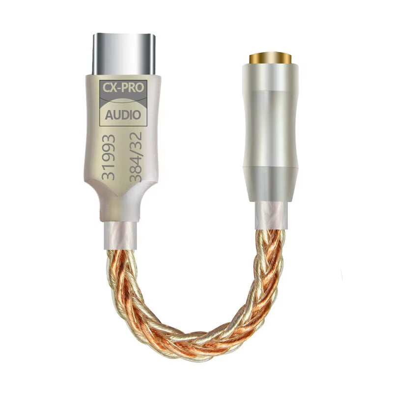 USB tipo C a 3.5mm para monitores tipo IN-EAR (Asegura un sonido de alta fidelidad)