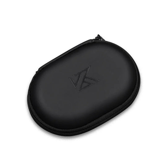 KZ Earphones Case PU Leather Oval Headphone Box Bag Travel Dustproof Organizer Small Holder Headset Accessories